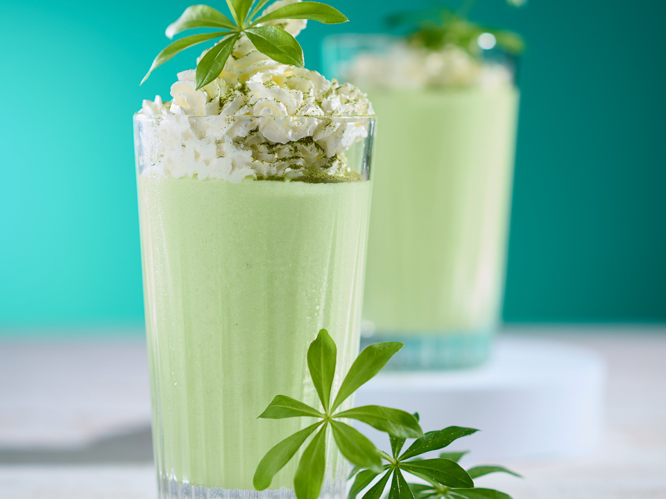 Bild zum Rezept: Milchshake mit Waldmeister-Vanille-Eis