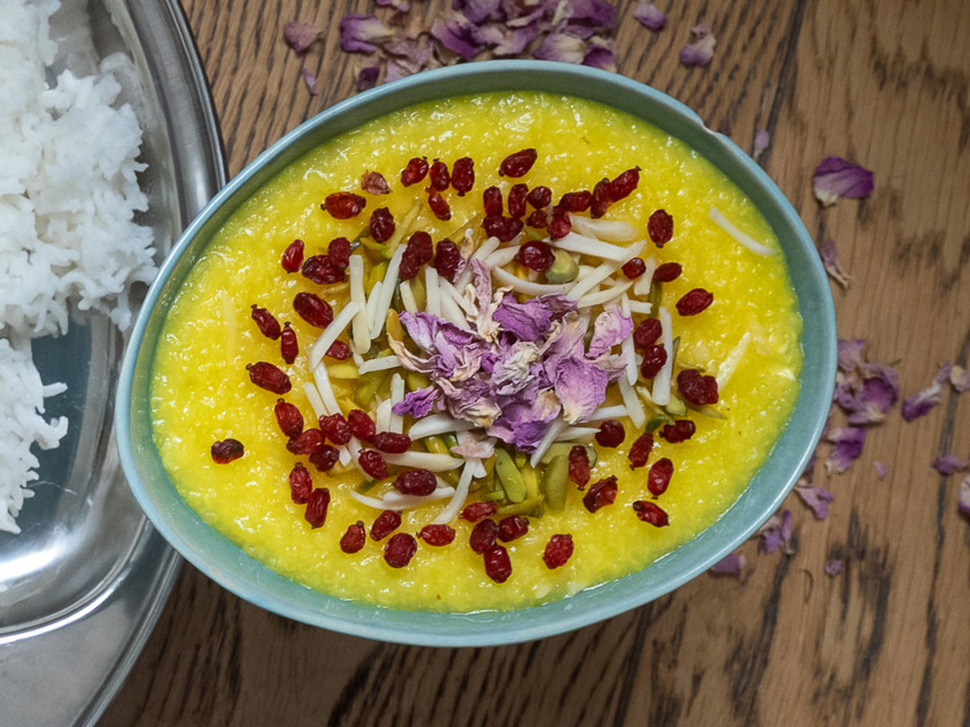 Bild zum Rezept: Sholeh Zard (Persischer Reispudding)
