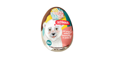 Bio-Schoko-Ei mit Schleich-Tierfigur