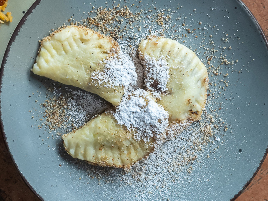 Bild zum Rezept: Powidltascherln (Teigtaschen mit Pflaumenmusfüllung)