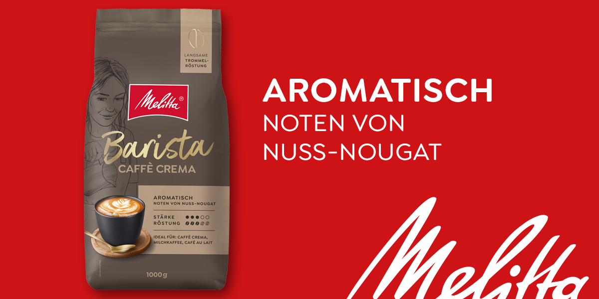 Melitta® Barista – Coffeeshop Genuss für zu Hause
