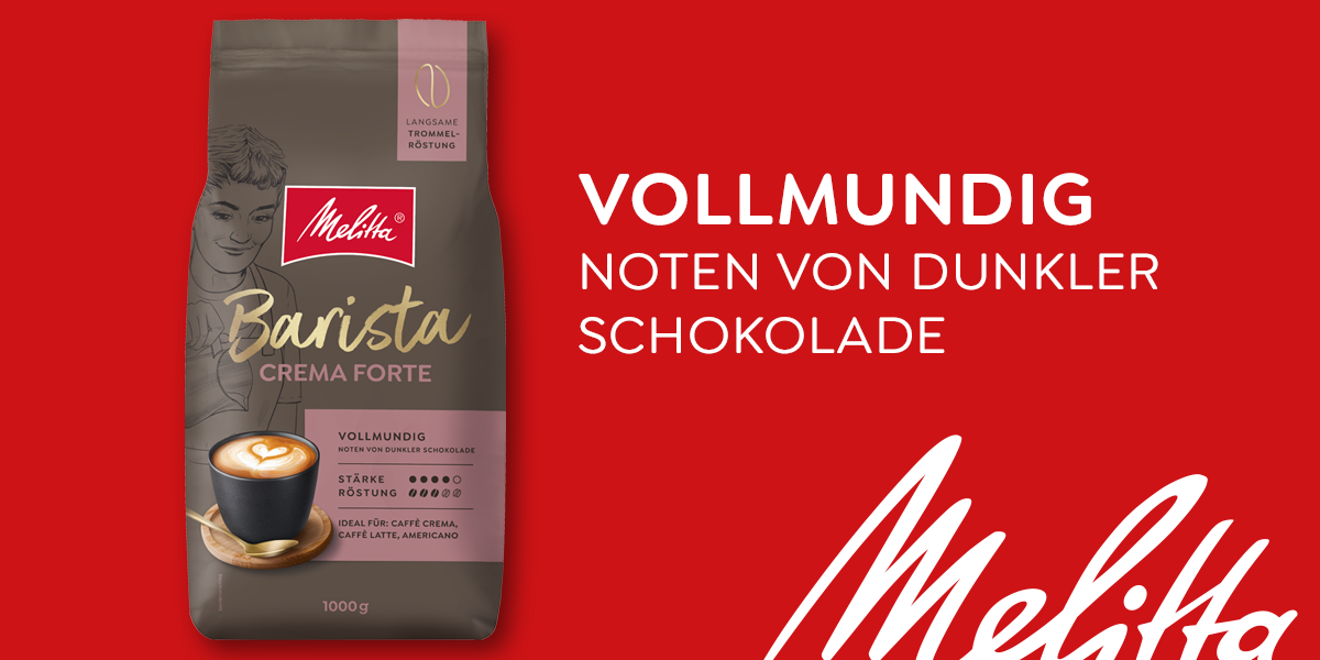 Melitta® Barista – Coffeeshop Genuss für zu Hause