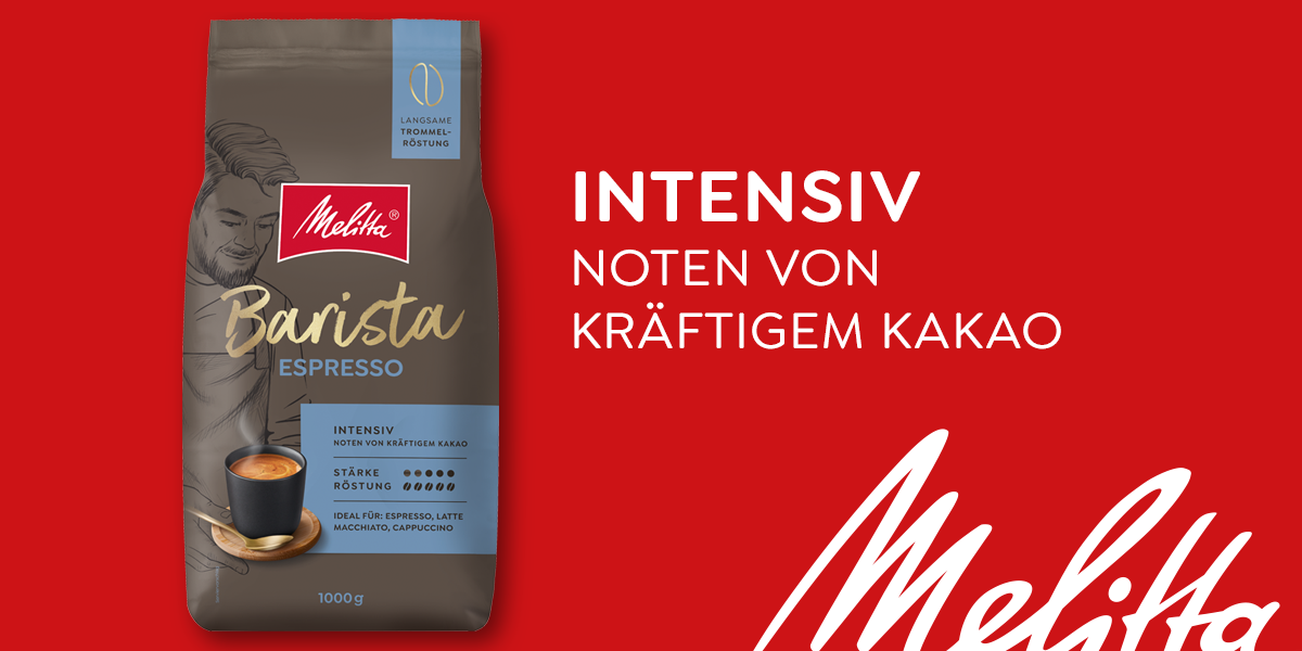 Melitta® Barista – Coffeeshop Genuss für zu Hause