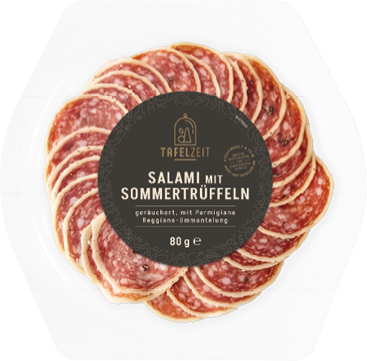 Tafelzeit Salami mit Sommertrüffeln
